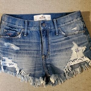 Hollister High Rise Jean Shorts